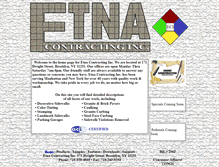 Tablet Screenshot of etnacontracting.com